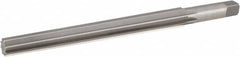 Hertel - #11 Pin, 0.878" Diam, 0.706" Small End, 3/4" Diam Straight Shank, 8-1/4" Flute, Taper Pin Reamer - Eagle Tool & Supply