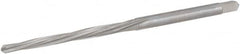 Hertel - #2/0 Pin, 0.1462" Diam, 0.1137" Small End, 5/32" Diam Straight Shank, 1-9/16" Flute, Taper Pin Reamer - Eagle Tool & Supply