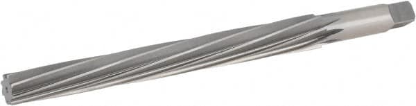 Hertel - #11 Pin, 0.878" Diam, 0.706" Small End, 3/4" Diam Straight Shank, 8-1/4" Flute, Taper Pin Reamer - Eagle Tool & Supply