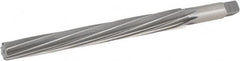 Hertel - #11 Pin, 0.878" Diam, 0.706" Small End, 3/4" Diam Straight Shank, 8-1/4" Flute, Taper Pin Reamer - Eagle Tool & Supply