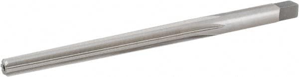 Hertel - #4 Pin, 0.2604" Diam, 0.2071" Small End, 17/64" Diam Straight Shank, 2-9/16" Flute, Taper Pin Reamer - Eagle Tool & Supply