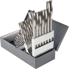 Hertel - 1/16" to 1/2", Chucking Reamer Set - Spiral Flute, Right Hand Cut, 29 Pieces - Eagle Tool & Supply