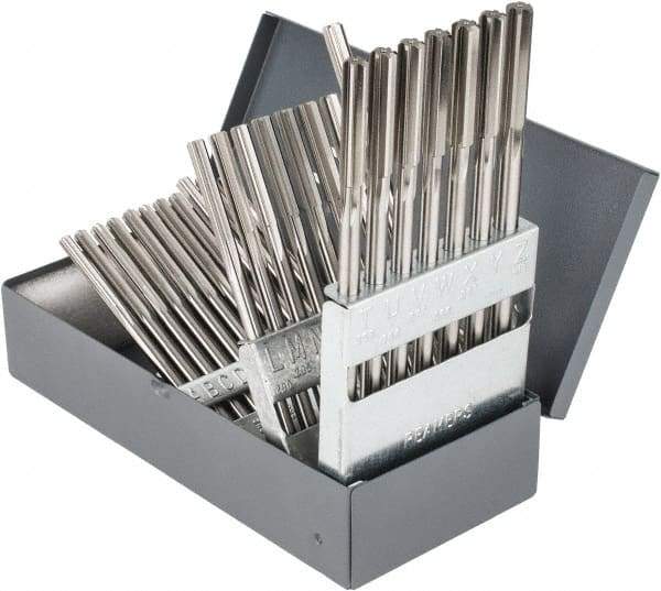 Hertel - A to Z, Chucking Reamer Set - Straight Flute, Right Hand Cut, 26 Pieces - Eagle Tool & Supply
