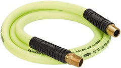 Legacy - 1/2" ID x 0.74" OD 6' Long Lead-In Whip Hose - FNPT x MNPT Swivel Ends, 300 Working psi, 140°, 1/2" Fitting, Green - Eagle Tool & Supply