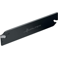 Walter - 1.0236" Blade Height, 5.9055" OAL, Neutral Cut, Double End Indexable Cut-Off Blade - 30mm Max Depth of Cut, G2042 N Blade - Eagle Tool & Supply