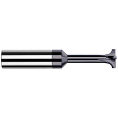 Harvey Tool - Back Corner Rounding End Mills; Material: Solid Carbide ; Single or Double End: Single ; Radius (Decimal Inch): 0.0250 ; Mill Diameter (Decimal Inch): 0.0900 ; Number of Flutes: 3 ; Finish/Coating: AlTiN - Exact Industrial Supply