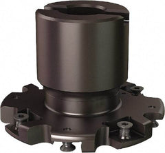 Seco - Shell Mount Connection, 0.8071" Cutting Width, 0.807" Depth of Cut, 3" Cutter Diam, 3/4" Hole Diam, 8 Tooth Indexable Slotting Cutter - R335.19 Toolholder, 335.19-1205 Insert - Eagle Tool & Supply