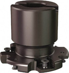 Seco - Shell Mount Connection, 0.5551" Cutting Width, 0.555" Depth of Cut, 2-1/2" Cutter Diam, 3/4" Hole Diam, 6 Tooth Indexable Slotting Cutter - R335.19 Toolholder, 335.19-1205 Insert - Eagle Tool & Supply