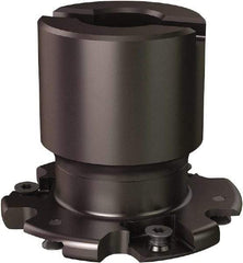 Seco - Shell Mount Connection, 0.5551" Cutting Width, 0.555" Depth of Cut, 2-1/2" Cutter Diam, 3/4" Hole Diam, 6 Tooth Indexable Slotting Cutter - R335.19 Toolholder, 335.19-1204 Insert - Eagle Tool & Supply