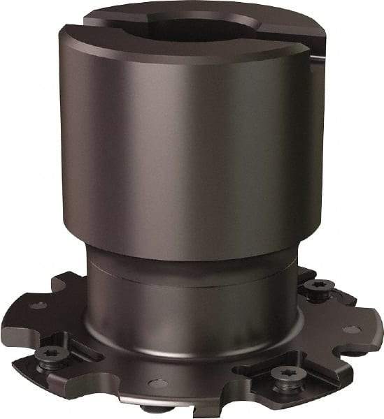 Seco - Shell Mount Connection, 0.5591" Cutting Width, 0.559" Depth of Cut, 2-1/2" Cutter Diam, 3/4" Hole Diam, 8 Tooth Indexable Slotting Cutter - R335.19 Toolholder, 335.19-1102 Insert - Eagle Tool & Supply