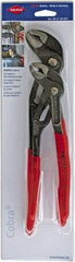 Knipex - 2 Piece Tongue & Groove Plier Set - Comes in Plastic Sleeve - Eagle Tool & Supply