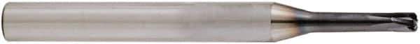 Niagara Cutter - 3/16", 4 Flute, Single End, Solid Carbide, 0.005" Corner Radius End Mill - 2-1/2" OAL, 20° Helix, Right Hand Flute, 3/16" LOC, Right Hand Cut, 15/16" Extended Reach - Eagle Tool & Supply
