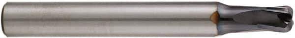 Niagara Cutter - 5/16", 4 Flute, Single End, Solid Carbide, 0.08" Corner Radius End Mill - 3" OAL, 20° Helix, Right Hand Flute, 5/16" LOC, Right Hand Cut, 3/4" Extended Reach - Eagle Tool & Supply