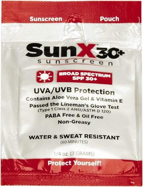 North - 0.25 oz Packet Sunscreen - SPF 30, 300 Packets - Eagle Tool & Supply