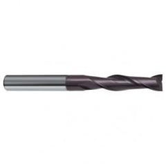 20mm Dia. x 150mm Overall Length 2-Flute Square End Solid Carbide SE End Mill-Round Shank-Center Cut-Firex - Eagle Tool & Supply