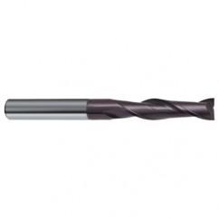 18mm Dia. x 150mm Overall Length 2-Flute Square End Solid Carbide SE End Mill-Round Shank-Center Cut-Firex - Eagle Tool & Supply