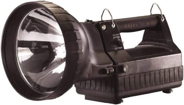 Streamlight - Xenon Bulb, 3,350 Lumens, Spotlight/Lantern Flashlight - Black Plastic Body, 1 12V Battery Included - Eagle Tool & Supply