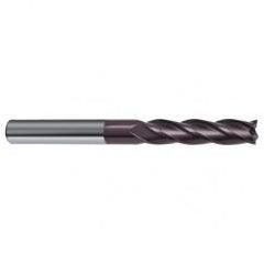 16mm Dia. x 150mm Overall Length 4-Flute Square End Solid Carbide SE End Mill-Round Shank-Center Cut-Firex - Eagle Tool & Supply