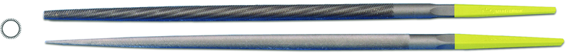 8" INOX Round File, Cut 2 - Eagle Tool & Supply