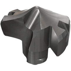 Iscar - Series HCP-IQ, 25.1mm Diam Grade IC908 Replaceable Drill Tip - Carbide, TiAlN/TiN Finish, 25 Seat Size - Eagle Tool & Supply