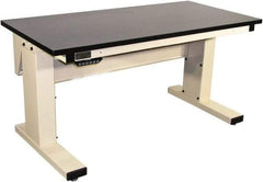 Proline - No Drawers, Work Bench - 1,000 Lb Capacity, Chem-Guard Top, Light Beige, 30" Wide x 30-1/2" High x 72" Long - Eagle Tool & Supply