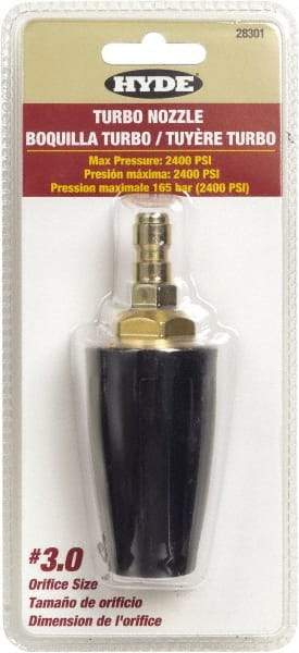 Hyde Tools - 4,000 psi Spray, Pressure Washer Pressure Washer Nozzle - 1.07mm Orifice Diam - Eagle Tool & Supply