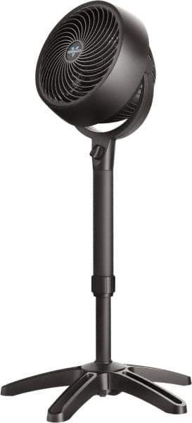 VORNADO - 8-15/16" Blade, 389 Max CFM, Adjustable Pedestal Stand Air Circulator Fan - 0.42 Amps, 120 Volts, 3 Speed - Eagle Tool & Supply