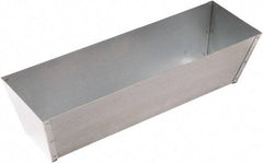 Hyde Tools - 12" Mud Hawk/Pan for Drywall/Plaster Repair - Galvanized Steel - Eagle Tool & Supply