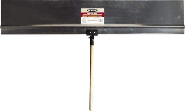 Hyde Tools - 48" Wide Flexible Blade Aluminum Painters Assistant - Stiff, Wood Handle - Eagle Tool & Supply