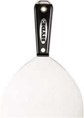 Hyde Tools - 6" Wide Flexible Blade Carbon Steel Joint Knife - Flexible, Nylon Handle - Eagle Tool & Supply