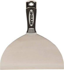 Hyde Tools - 8" Wide Flexible Blade Stainless Steel Joint Knife - Flexible, Plastic Handle - Eagle Tool & Supply