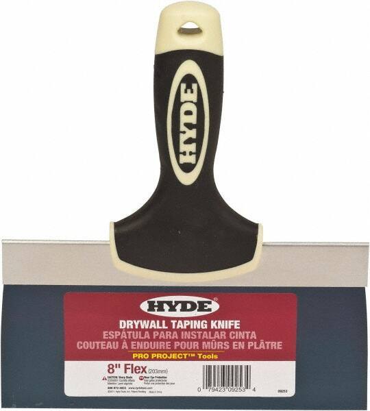 Hyde Tools - 8" Wide Flexible Blade Steel Joint Knife - Flexible - Eagle Tool & Supply