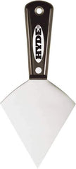Hyde Tools - 3-1/2" Wide Point Edge Blade Steel Joint Knife - Stiff, Nylon Handle - Eagle Tool & Supply