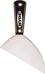 Hyde Tools - 6" Wide Point Edge Blade Steel Joint Knife - Stiff, Nylon Handle - Eagle Tool & Supply