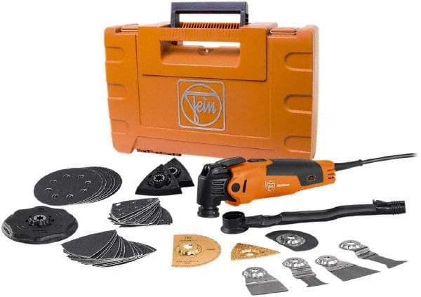 Fein - 120 Volt Electric Multi-Tool Kit - 10,000 to 19,500 RPM, 3 Amps - Eagle Tool & Supply