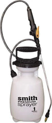 Smith Performance Sprayers - 1 Gal Chemical Safe Garden Hand Sprayer - Use with Cleaners/Degreasers, Polyethylene Tank, Funnel Mouth, Reinforced Hose - Eagle Tool & Supply