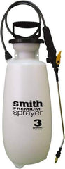 Smith Performance Sprayers - 3 Gal Chemical Safe Garden Hand Sprayer - Use with Cleaners/Degreasers, Polyethylene Tank, Funnel Mouth, Reinforced Hose - Eagle Tool & Supply