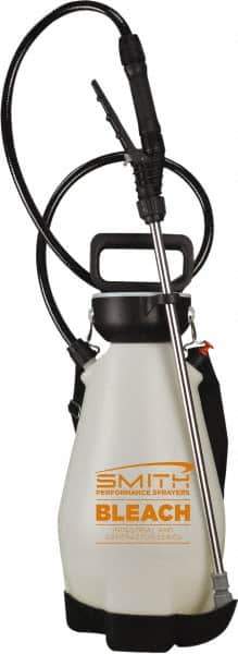 Smith Performance Sprayers - 2 Gal Chemical Safe Garden Hand Sprayer - Use with Cleaners, Polyethylene Tank, Funnel Mouth, Reinforced Hose - Eagle Tool & Supply