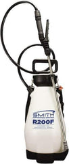 Smith Performance Sprayers - 2 Gal Chemical Safe Garden Hand Sprayer - Use with Cleaners/Degreasers, Polyethylene Tank, Funnel Mouth, Reinforced Hose - Eagle Tool & Supply