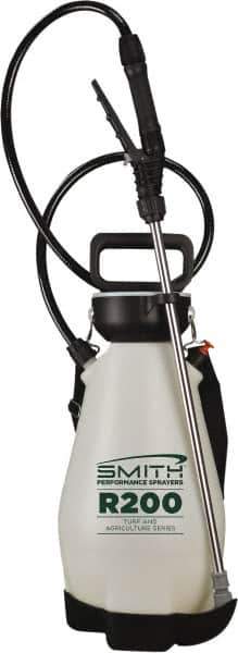 Smith Performance Sprayers - 2 Gal Chemical Safe Garden Hand Sprayer - Use with Cleaners/Degreasers, Polypropylene Tank, Wide Mouth, Reinforced Hose - Eagle Tool & Supply