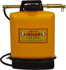 Smith Indian - 5 Gal Chemical Safe Garden Fire Pump - Polyethylene Tank, Wide Mouth, Reinforced Hose - Eagle Tool & Supply