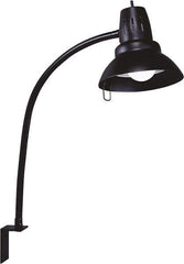 Electrix - 22 Inch, Gooseneck, L Bracket Wall, LED, Black, General Purpose Task Light - 11 Watt, 100 to 120 Volt, Nonmagnifying - Eagle Tool & Supply