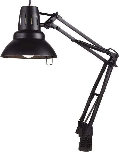 Electrix - 30 Inch, Articulated, Clamp Mounted, LED, Black, General Purpose Task Light - 11 Watt, 100 to 120 Volt, Nonmagnifying - Eagle Tool & Supply