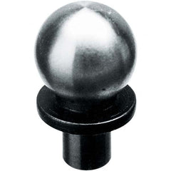 TE-CO - 12mm Ball Diam, 6mm Shank Diam, Alloy Steel Inspection Tooling Ball - Eagle Tool & Supply