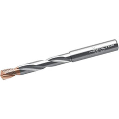 Walter-Titex - 5.2mm 140° Solid Carbide Jobber Drill - Tinal/AlCrN Finish, Right Hand Cut, Spiral Flute, Straight Shank, 82mm OAL - Eagle Tool & Supply