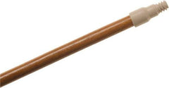 O-Cedar - 60 x 1" Wood Squeegee Handle - Threaded Connection, Tan - Eagle Tool & Supply