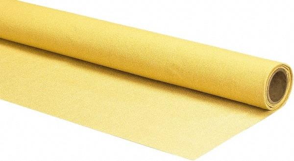 Auburn Mfr - 5' Wide x 0.03" Thick Fiberglass Welding Cloth Roll - Yellow - Eagle Tool & Supply