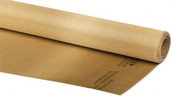 Auburn Mfr - 3' Wide x 0.054" Thick Silica Welding Cloth Roll - Tan - Eagle Tool & Supply