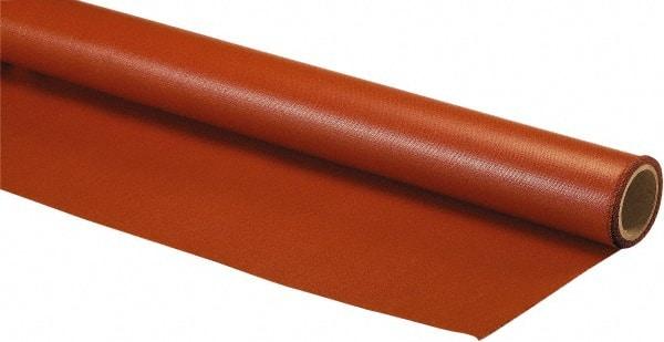 Auburn Mfr - 5' Wide x 0.016" Thick Fiberglass Welding Cloth Roll - Red - Eagle Tool & Supply