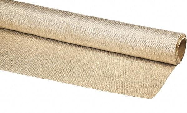 Auburn Mfr - 5' Wide x 0.036" Thick Fiberglass Welding Cloth Roll - Tan - Eagle Tool & Supply